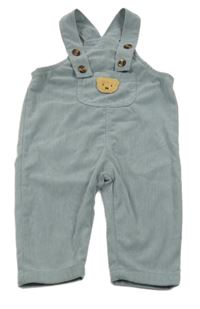 Šedé laclové manšestráky s medvídkem 