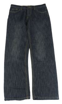 Tmavomodré straight rifle Denim Co.