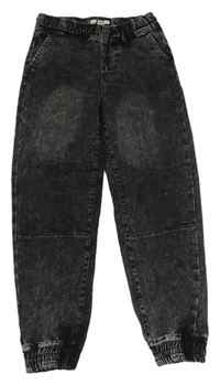 Tmavošedé jogger teplákové rifle Garcia 