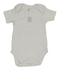 Bílé body s medvídkem C&A