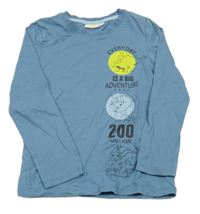 Modré triko s dinosaury Kids