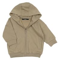 Béžová propínací mikina s kapucí George