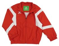 Červeno-bílá šusťáková jarní bunda Erima