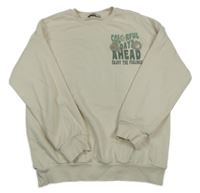 Smetanová mikina s nápisem C&A