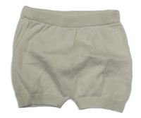 Béžové pletené kraťasy TU 