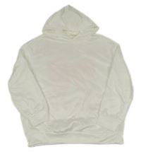 Bílá mikina s mašlí a kapucí Shein