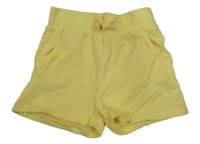 Žluté bavlněné kraťasy George