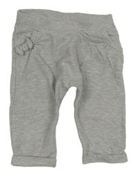 Šedé melírované turecké tepláky s mašličkou C&A