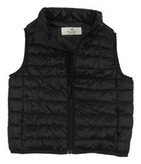 Černá prošívaná šusťáková zateplená vesta H&M