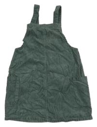 Šedokhaki cargo manšestrové šaty PRIMARK