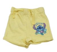 Žluté kraťasy se Stitchem PRIMARK