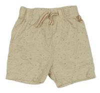 Smetanové melírované kraťasy se sloníkem Nutmeg