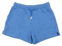 Modré teplákové kraťasy TOMMY HILFIGER