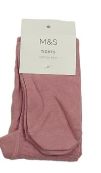 Nové - starorůžové punčocháče M&S