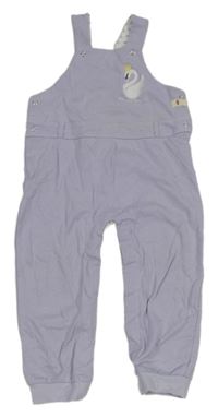 Lila laclové tepláky s labutí Kuniboo