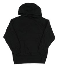 Černá mikina s 3D nápisem a kapucí F&F