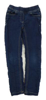 Tmavomodré teplákové džegíny C&A