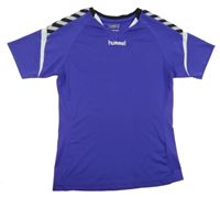 Fialové sportovní tričko Hummel