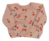 Růžová mikina s třešněmi Primark