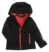 Černá softshellová bunda s kapucí CMP