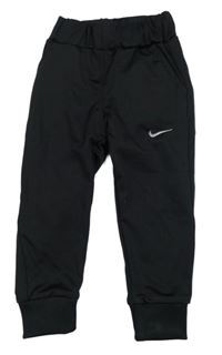 Černé sportovní tepláky s logem Nike