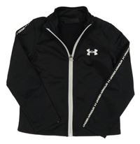 Černá sportovní propínací mikina s logem Under Armour