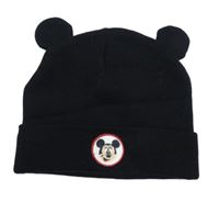 Černá pletená čepice s Mickeym H&M