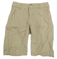 Nové - béžové plátěné kraťasy H&M