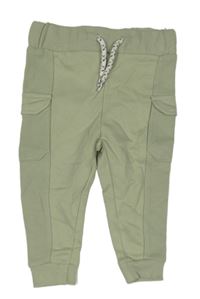 Světlezelené tepláky s kapami C&A