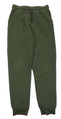 Khaki žebrované tepláky Primark