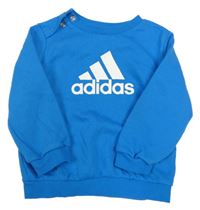 Modrá mikina s logem Adidas