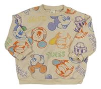 Béžová mikina s Mickeym H&M
