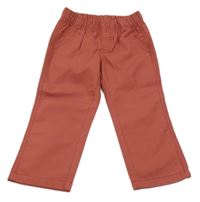 Cihlové plátěné kalhoty Carter's