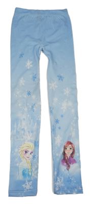 Světlemodré punčocháčové legíny - Frozen Disney