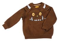Hnědá huňatá mikina - Gruffalo Tu
