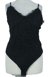 Dámské černé krajkové body Primark