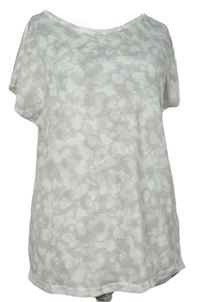 Dámské šedé vzorované tričko M&S