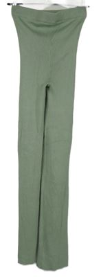 Dámské světlezelené žebrované pletené kamaše Boohoo 