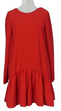 Dámské červené šaty Zara 