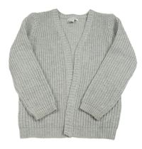 Šedý třpytivý svetrový cardigán Primark 