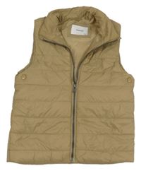 Béžová šusťáková zateplená vesta Reserved 