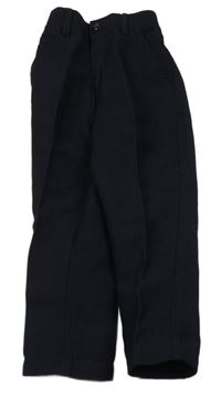 Tmavomodré třpytivé slavnostní kalhoty