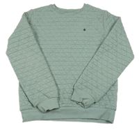 Khaki prošívaná mikina Matalan