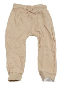 Světlerůžové žebrované tepláky so cute