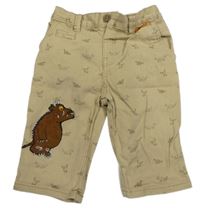 Béžové plátěné chino kraťasy s The Gruffalo TU