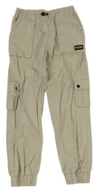 Béžové plátěné cargo kalhoty Ted Baker