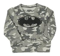 Šedá army mikina s Batmanem 