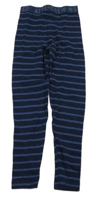 Tmavomodré pruhované spodní kalhoty C&A