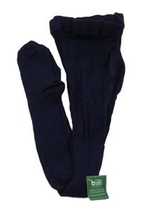 Nové - Tmavomodré punčocháče 