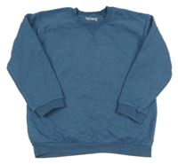 Modrá melírovaná mikina Nutmeg